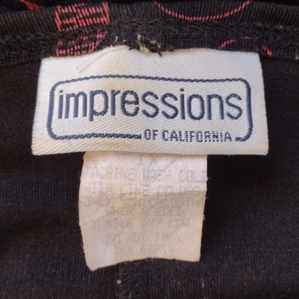 90s Black and Red Leaf Whimsigoth Dress Vintage 1X - Picture 6 of 7